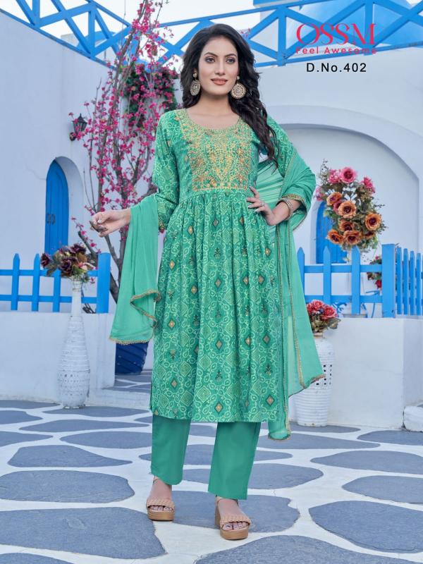 Ossm Mannat Vol 4 Styles Chanderi Designer Exclusive Readymade Collection